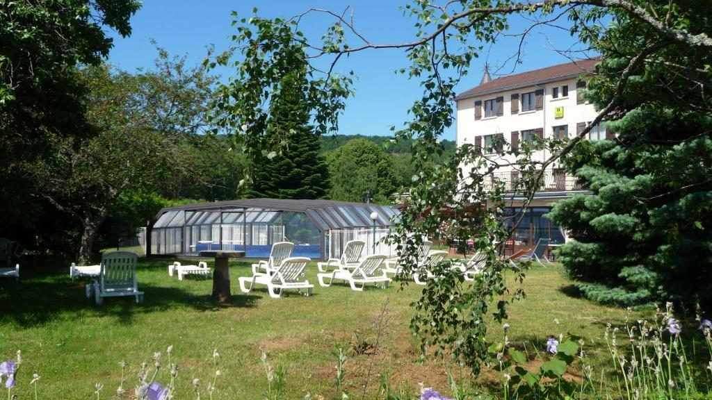 Hotel Logis La Rose Des Vents Volvic Camera foto